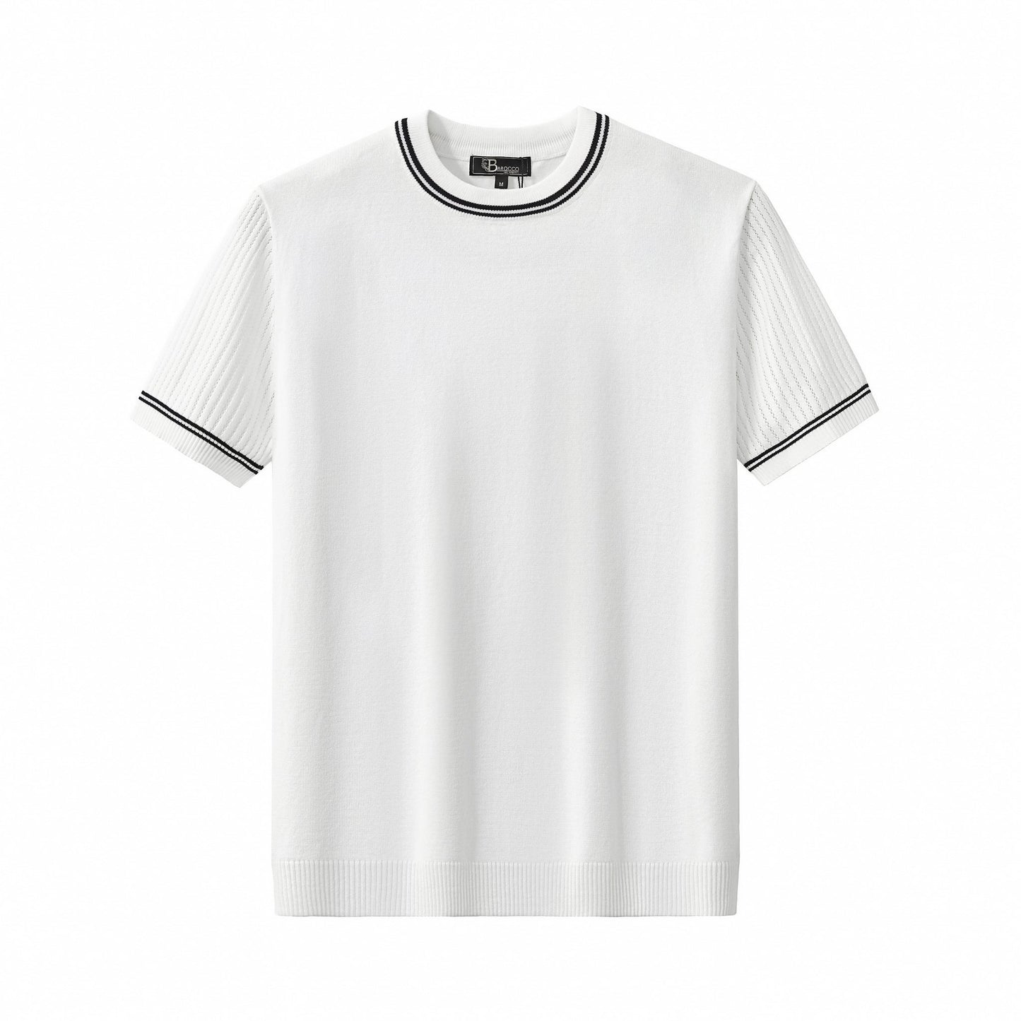 Strato Trim Tee WHITE - My Men's Shop