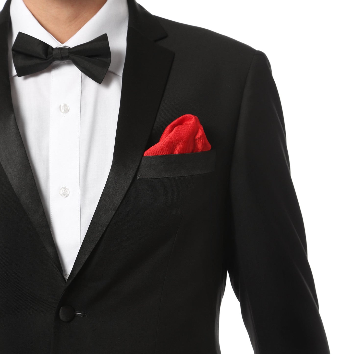 TX2000 2pc Black Slim Fit Notch Lapel Tuxedo