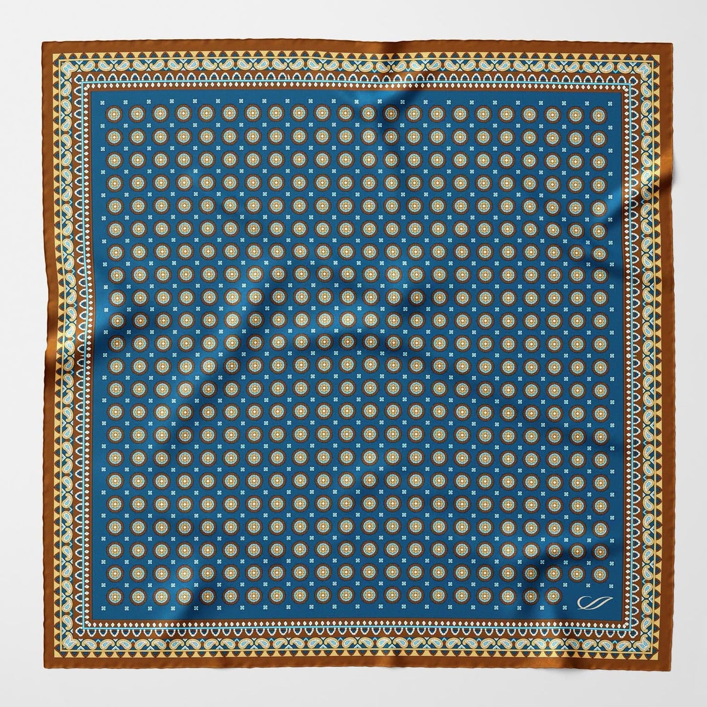 Toscana - Silk Neckerchief - Prussian Blue - My Men's Shop