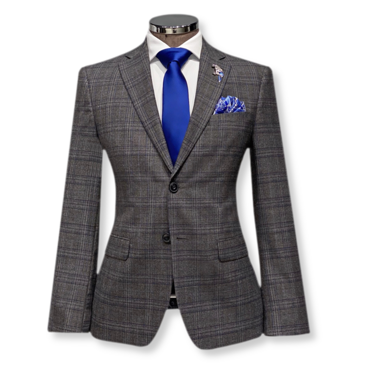 Klive Plaid Suit - My Men's Shop