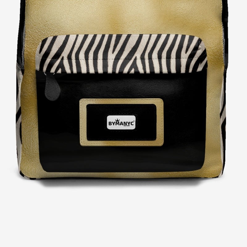 Vegan Backpack SoHo Gold by BYMANYC ® New York – Handmade Italy - My Men's Shop