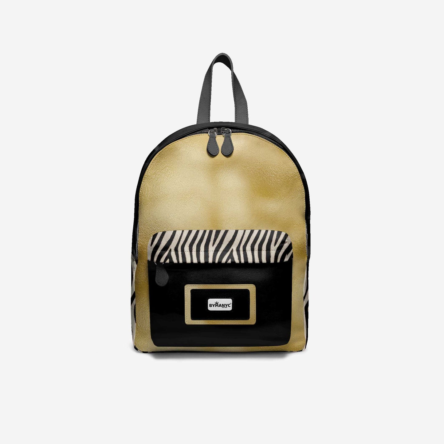 Vegan Backpack SoHo Gold by BYMANYC ® New York – Handmade Italy - My Men's Shop