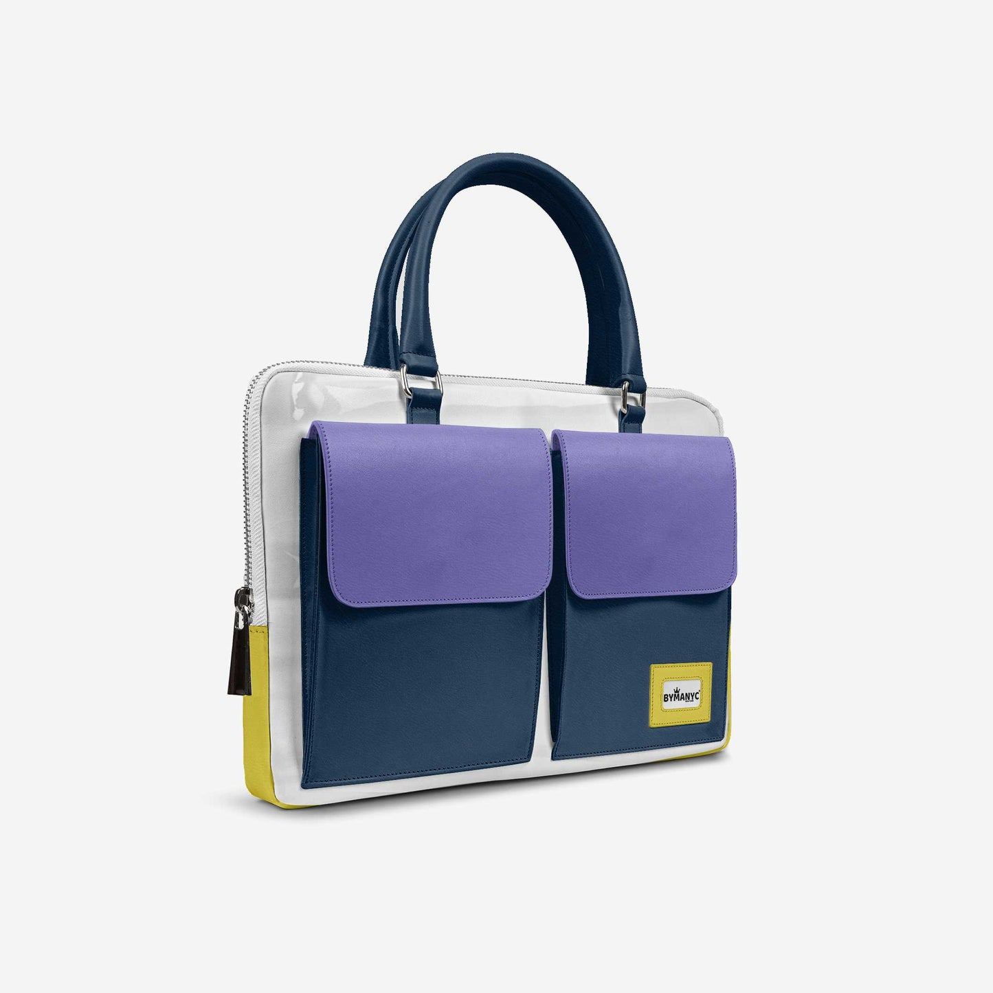 Vegan Designer Luxury Double Pocket Bag 16” | BYMANYC ® New York Elegant Edition - My Men's Shop