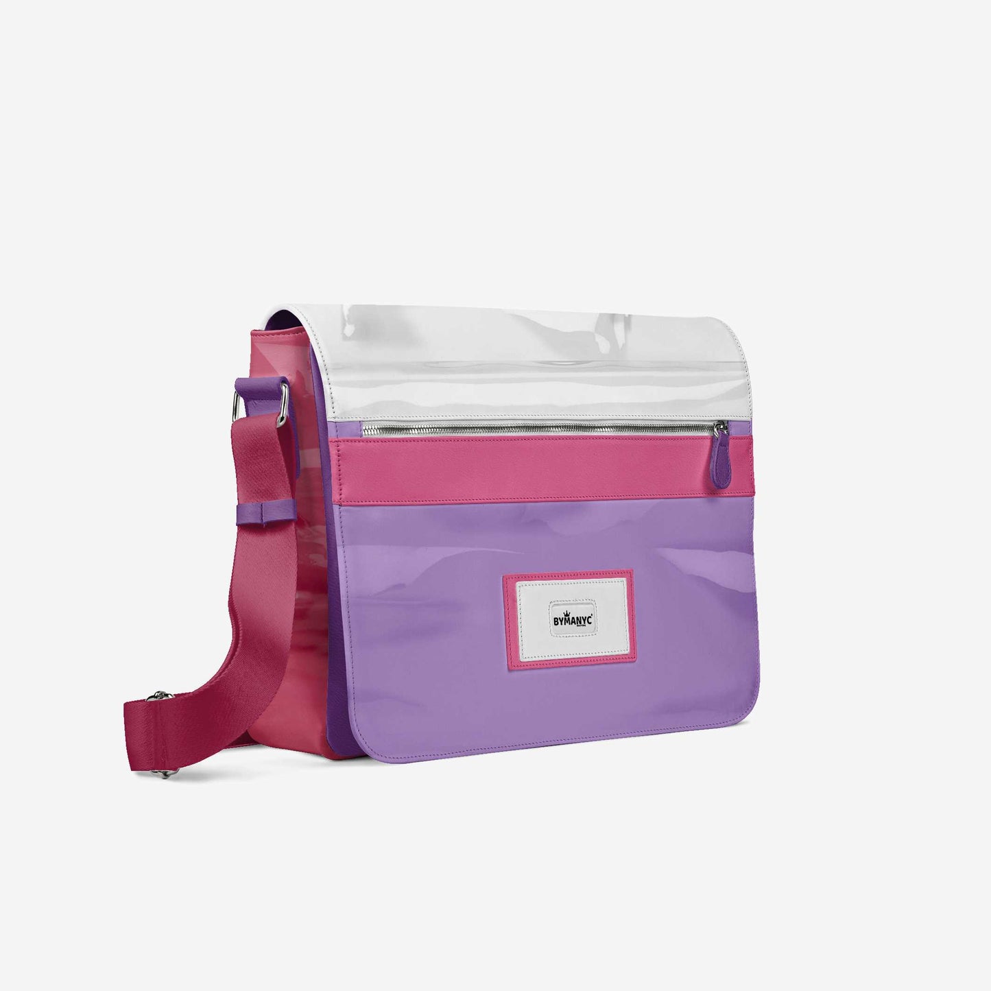 Vegan Designer Messenger Bag 16” | BYMANYC ® New York Luxury Milan Mood - My Men's Shop
