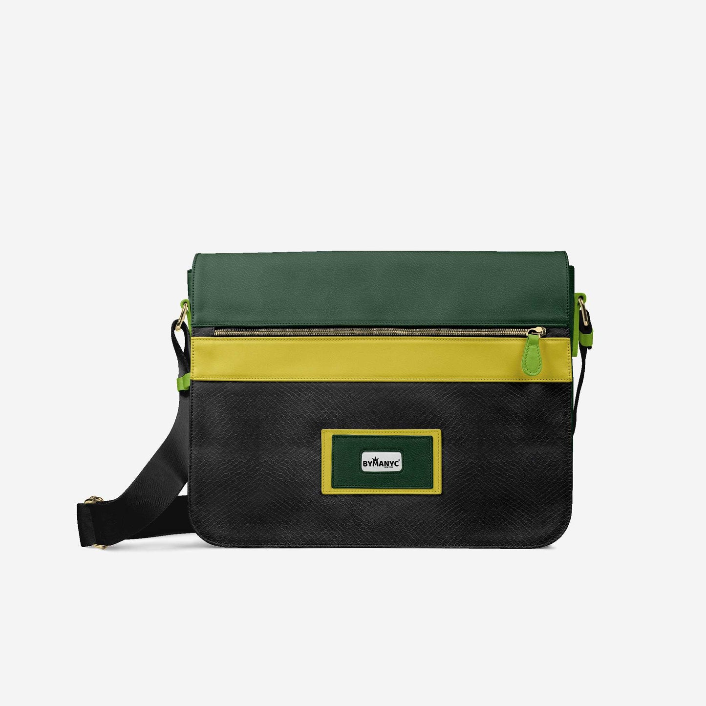 Vegan Executive Messenger Bag 16” | BYMANYC ® New York Crafted in Italy - My Men's Shop
