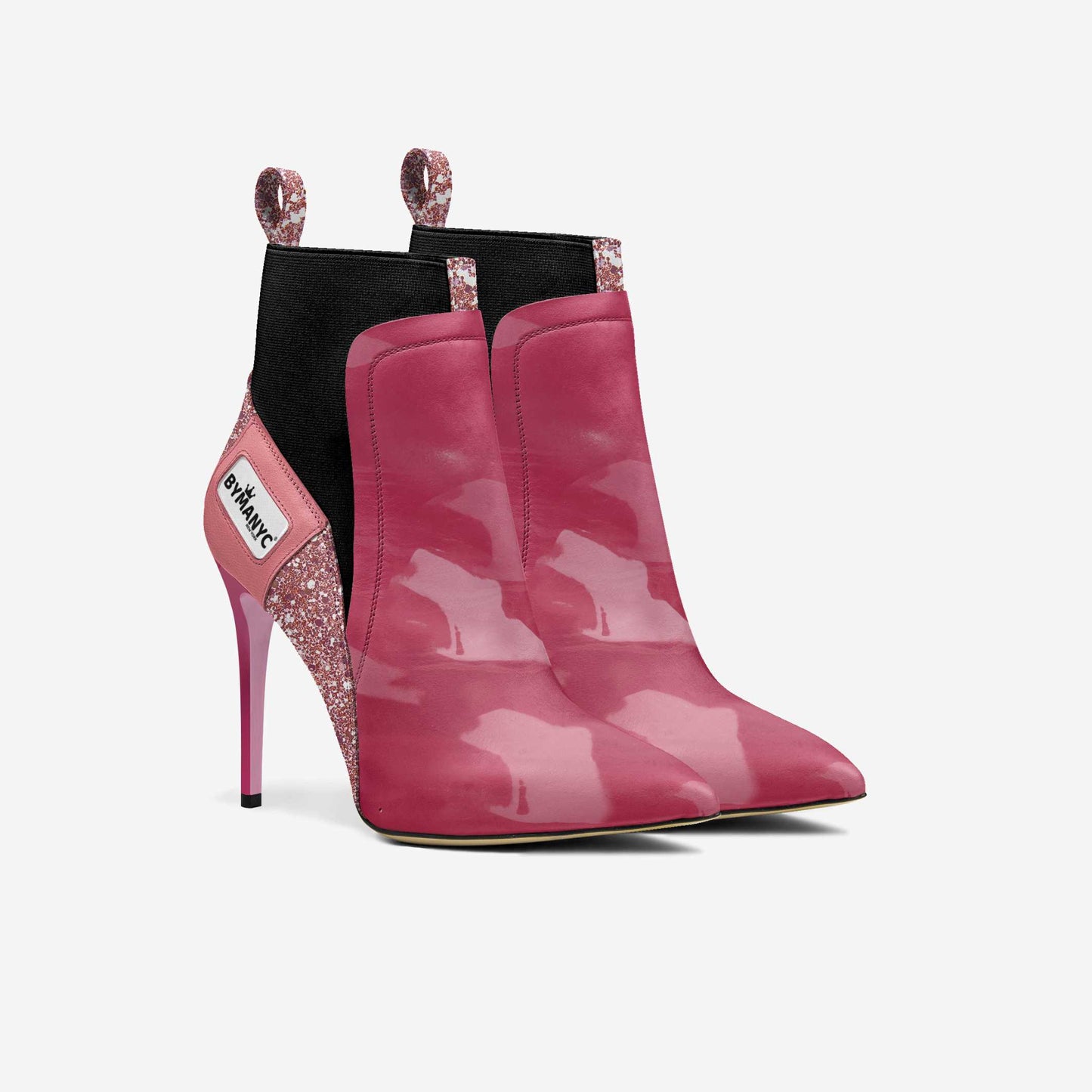 Vegan Heeled Shoe Women BYMANYC ® New York Soho Pink Blaze - My Men's Shop