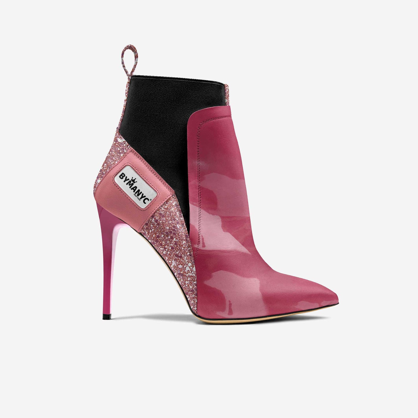 Vegan Heeled Shoe Women BYMANYC ® New York Soho Pink Blaze - My Men's Shop