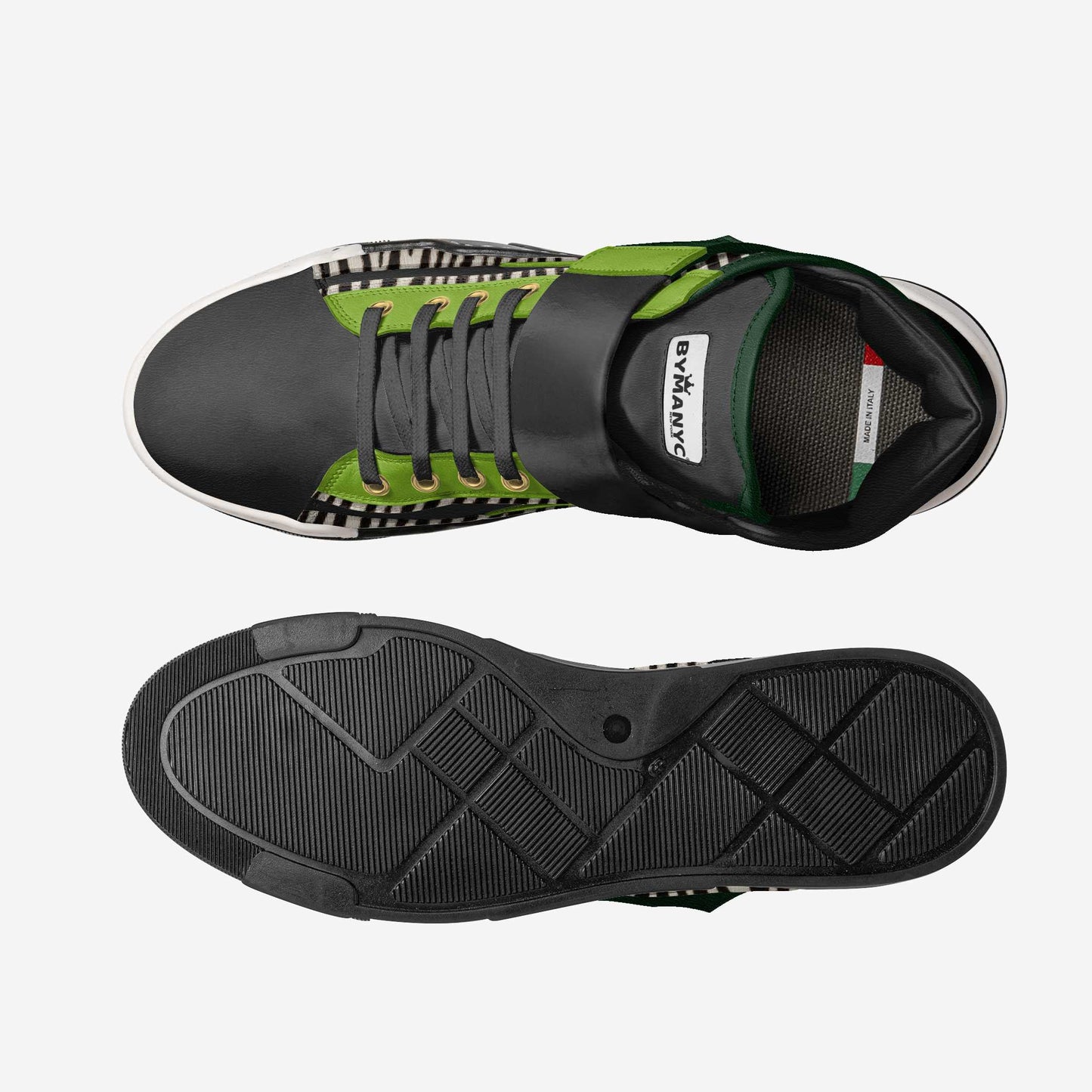Vegan High-Top BYMANYC ® New York Broadway Nocturne - My Men's Shop