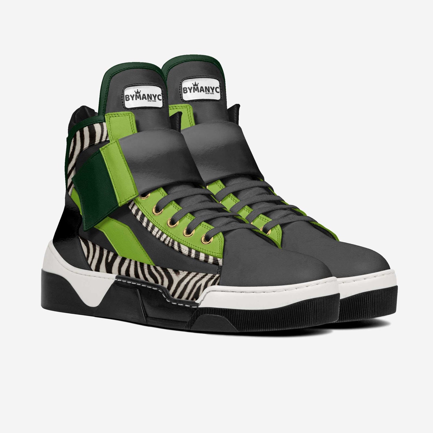 Vegan High-Top BYMANYC ® New York Broadway Nocturne - My Men's Shop