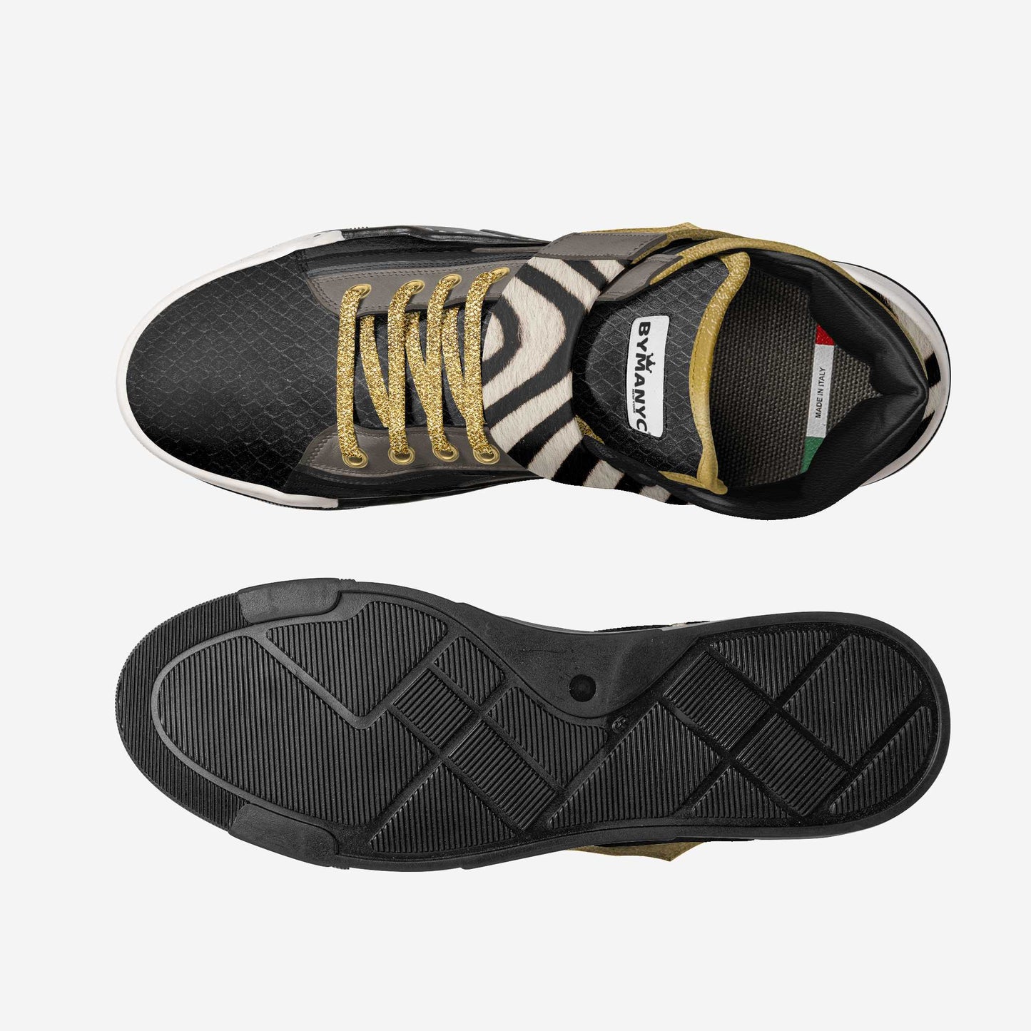 Vegan High-Top BYMANYC ® New York Chelsea Art Pulse - My Men's Shop