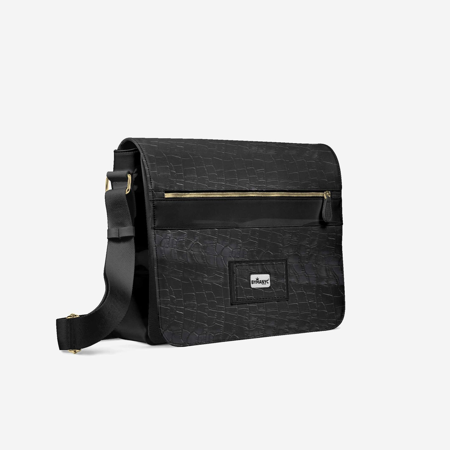 Vegan Luxe City Messenger Bag 16” | BYMANYC ® New York Milano Street Edge - My Men's Shop