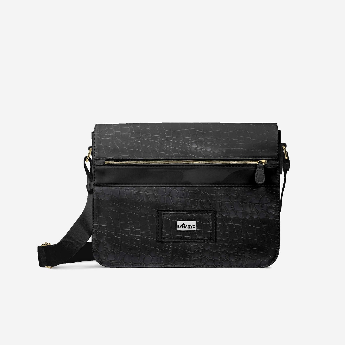 Vegan Luxe City Messenger Bag 16” | BYMANYC ® New York Milano Street Edge - My Men's Shop