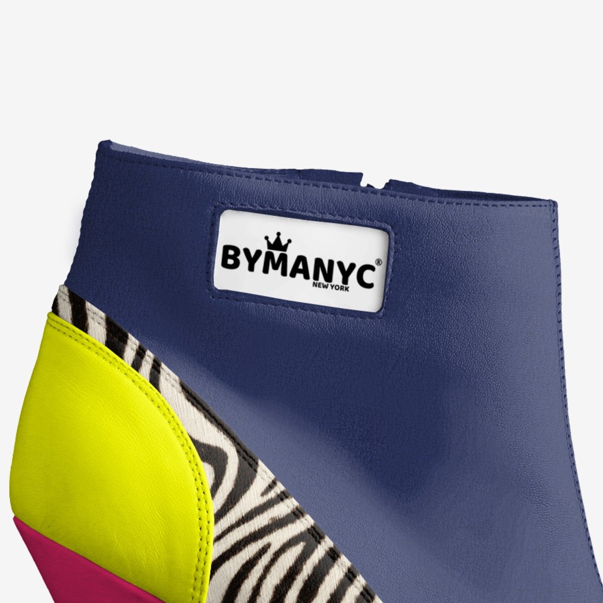Vegan Platform Ankle Boots BYMANYC ® New York Bold Black - My Men's Shop