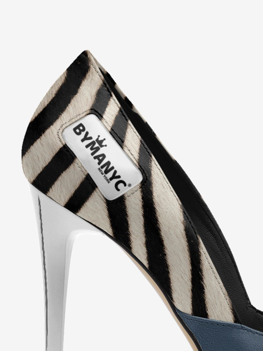 Vegan Women’s Stiletto Shoe BYMANYC ® New York – HARLEM Noir Luxe - My Men's Shop