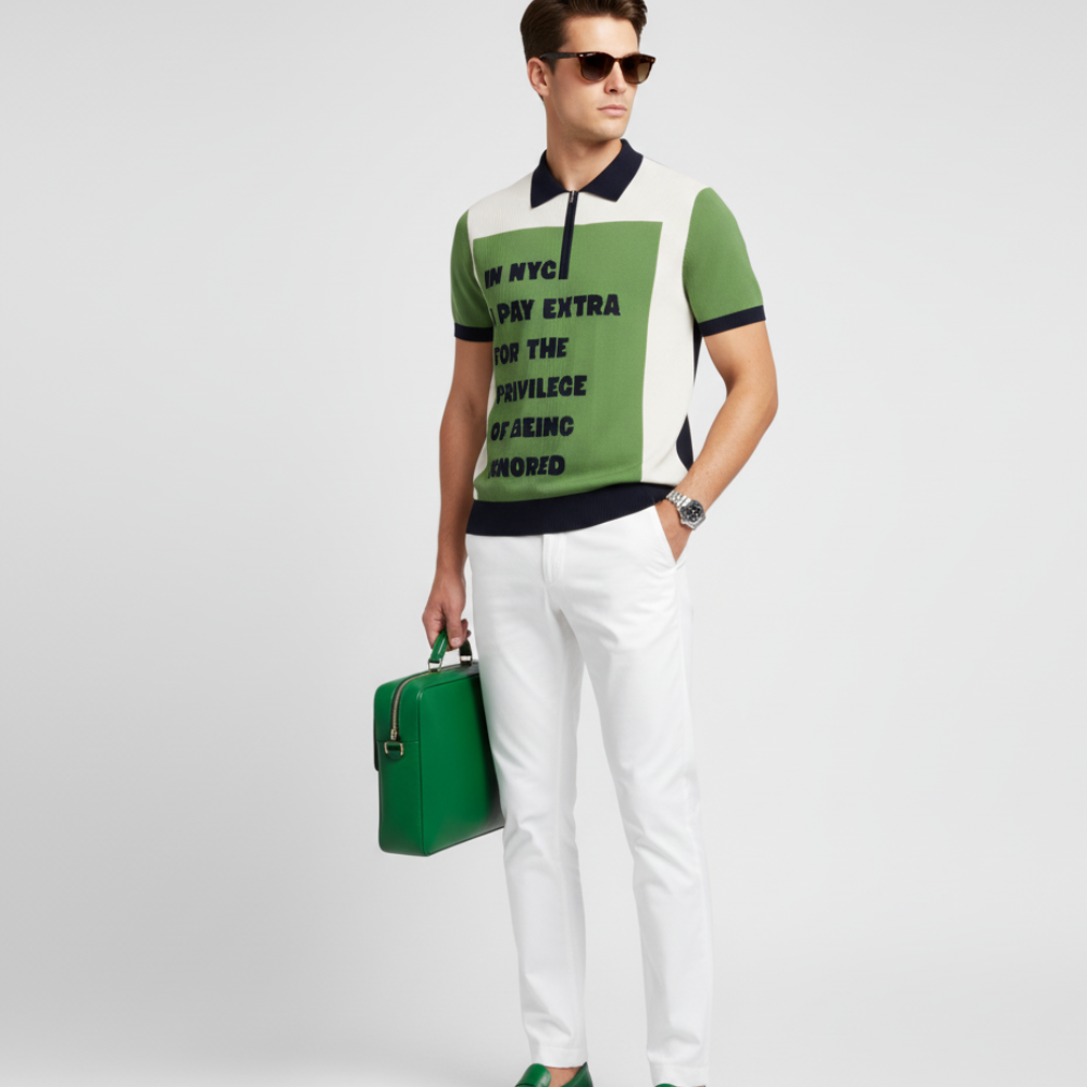 WALL STREET Cashmere Polo BYMANYC ® New York - My Men's Shop