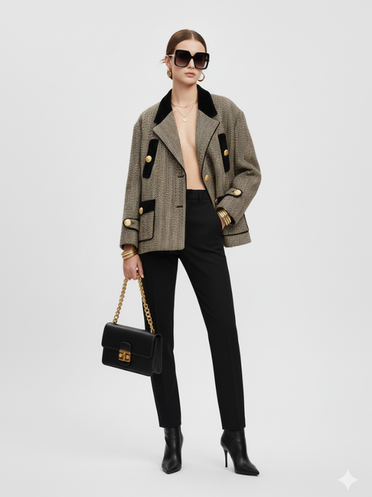 WEST VILLAGE Herringbone Tweed Jacket BYMANYC ® New York - My Men's Shop