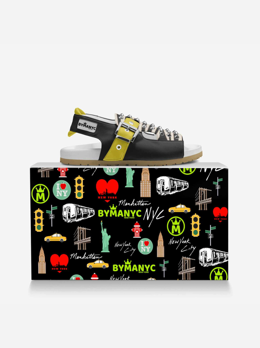 Sandalias Wall Street Power | BYMANYC ® Lujo Ecológico de Nueva York