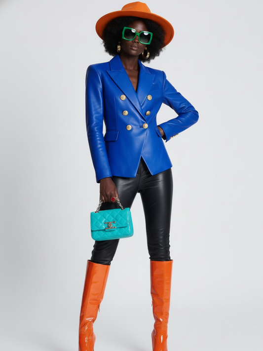 Wall Street Vegan Executive Leather Blazer Jacket BYMANYC ® New York - My Men's Shop