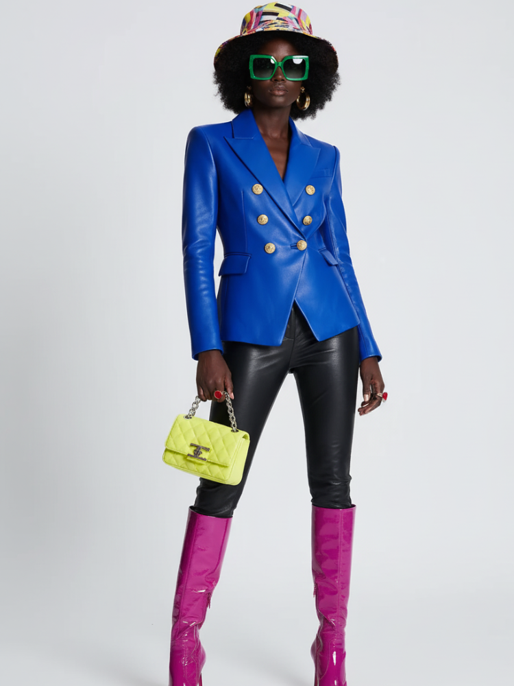 Wall Street Vegan Executive Leather Blazer Jacket BYMANYC ® New York - My Men's Shop