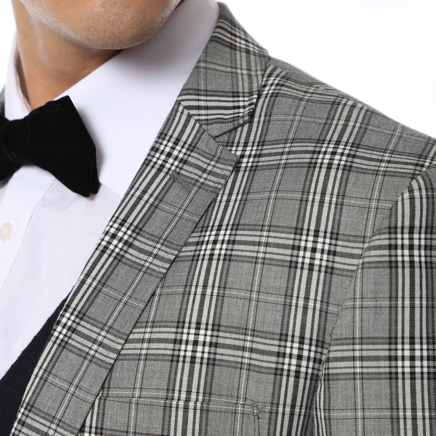 The Zeus Plaid Slim Fit Mens Blazer