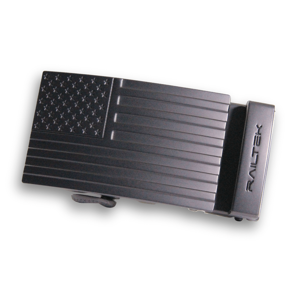 American Flag Railtek™ Belt Buckle