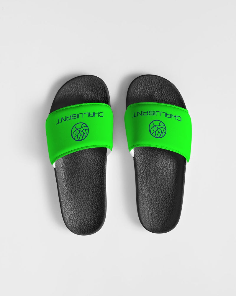 Neon Green Men's Slide Sandal - My Men's Shop