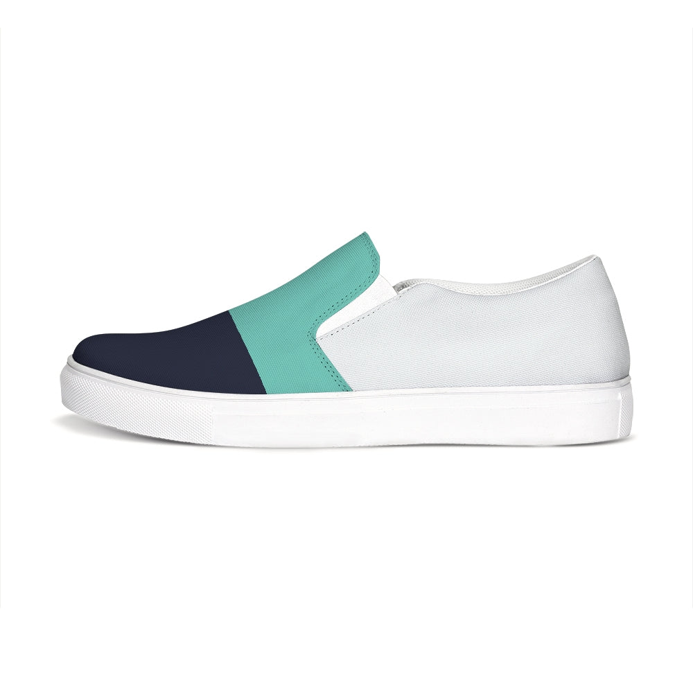 Men's Color Block Canvas Slip-On Casual Shoe - My Men's Shop