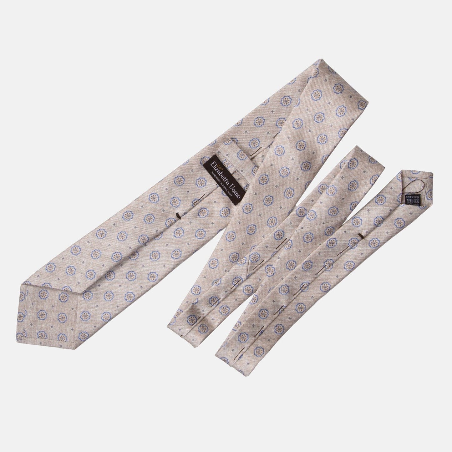 Antinori - Printed Silk Tie - Beige - My Men's Shop