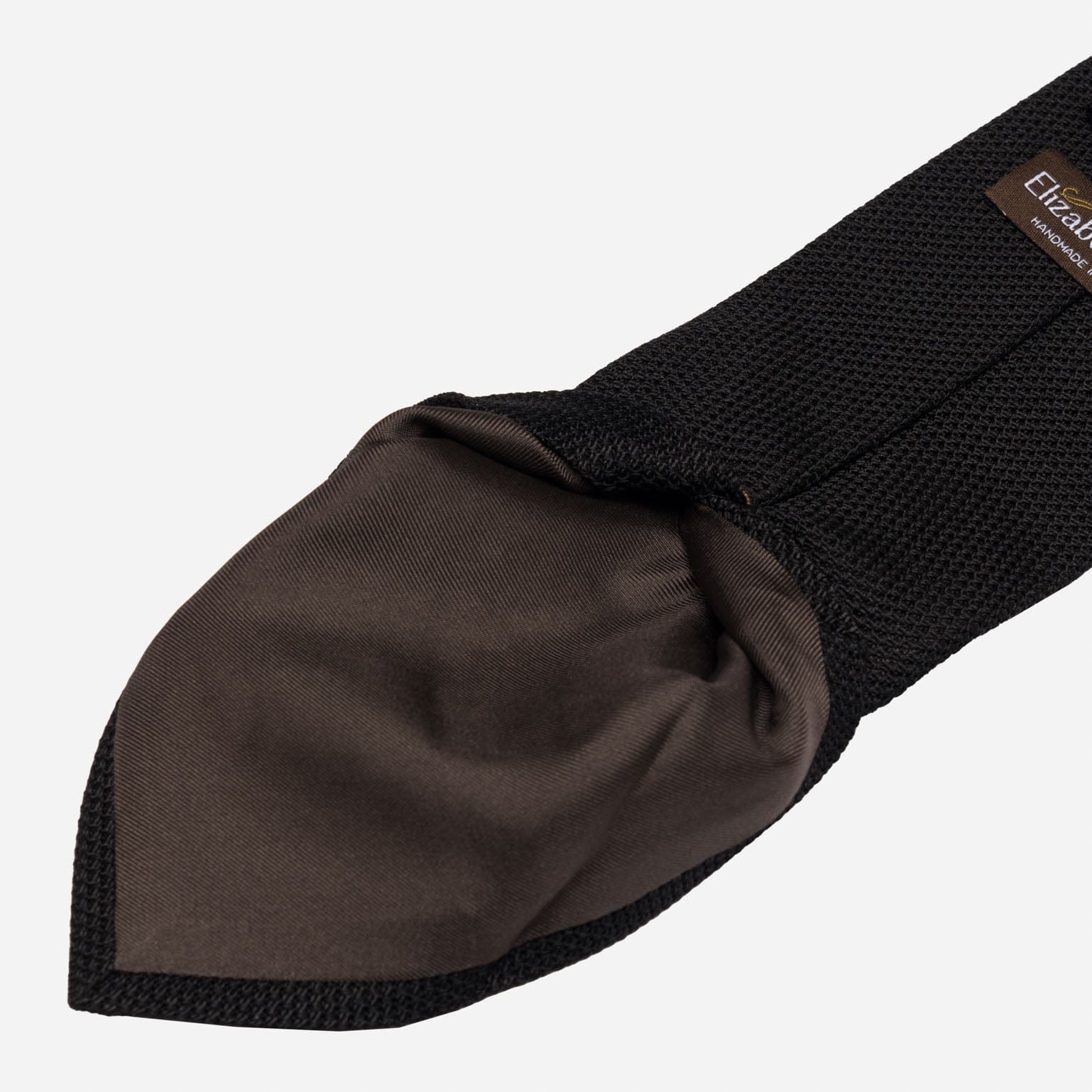 Nero - Black Silk Grenadine Tie - My Men's Shop