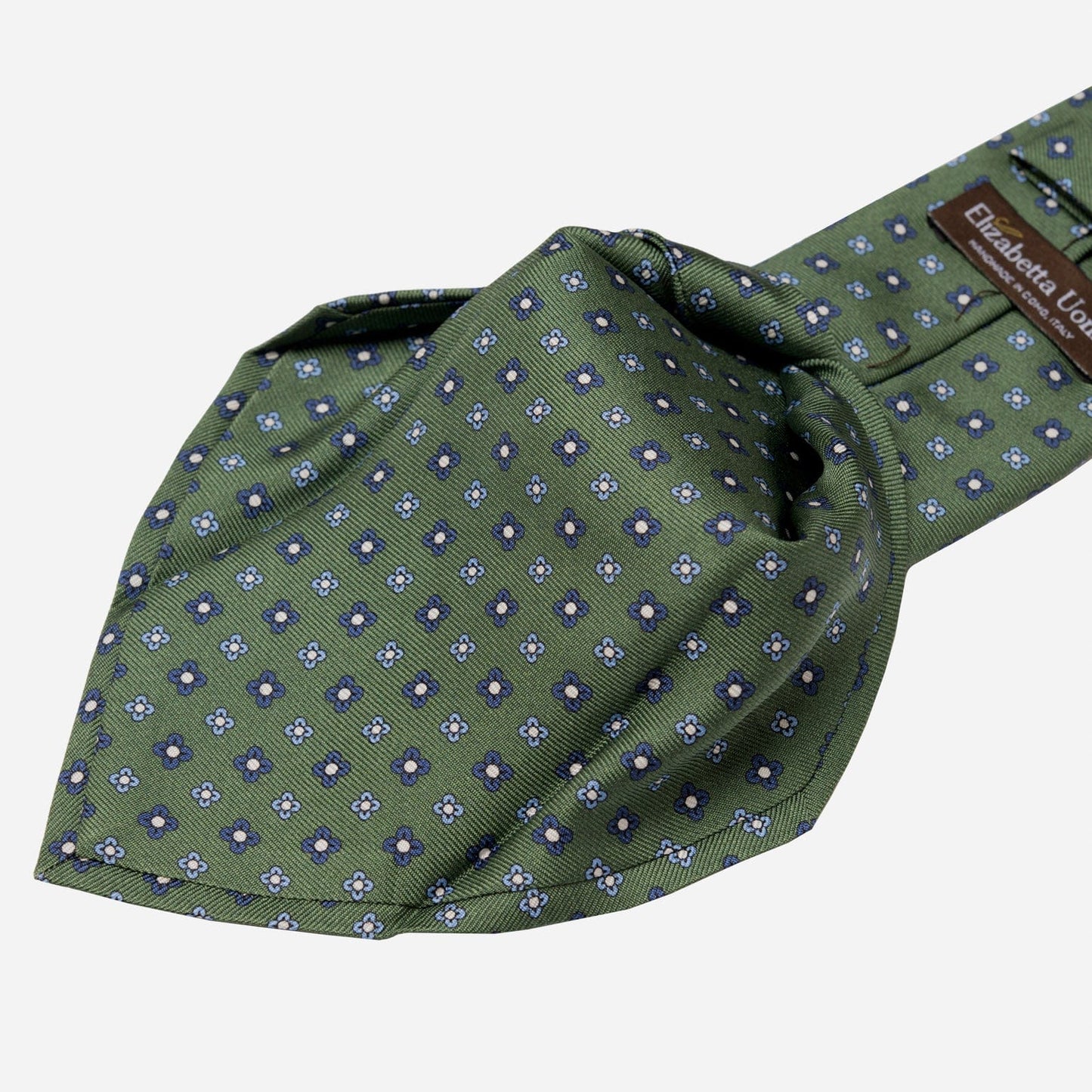 Siracusa - Printed Silk Tie - Green - My Men's Shop
