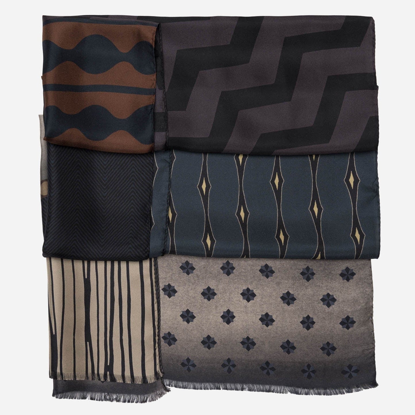 Atri - Long Silk Scarf - Plum - My Men's Shop
