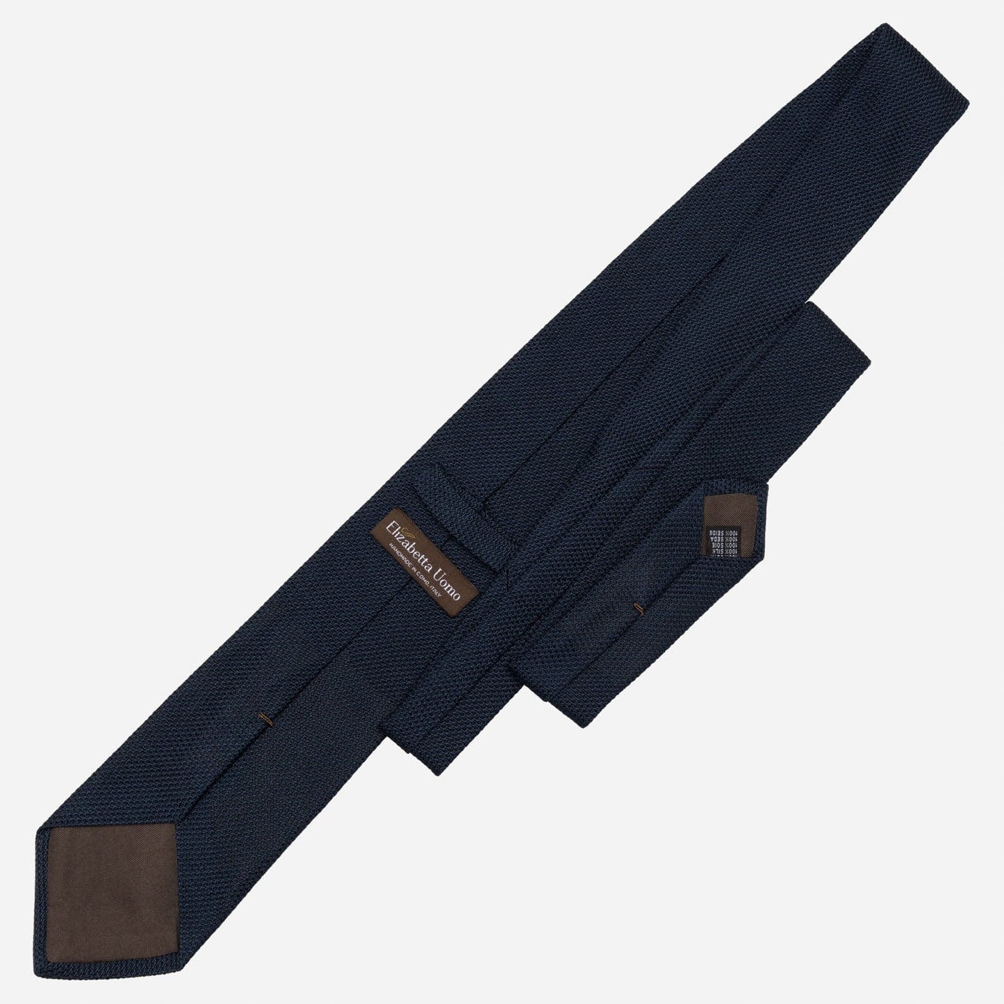 Cavour - Dark Navy Silk Grenadine Tie