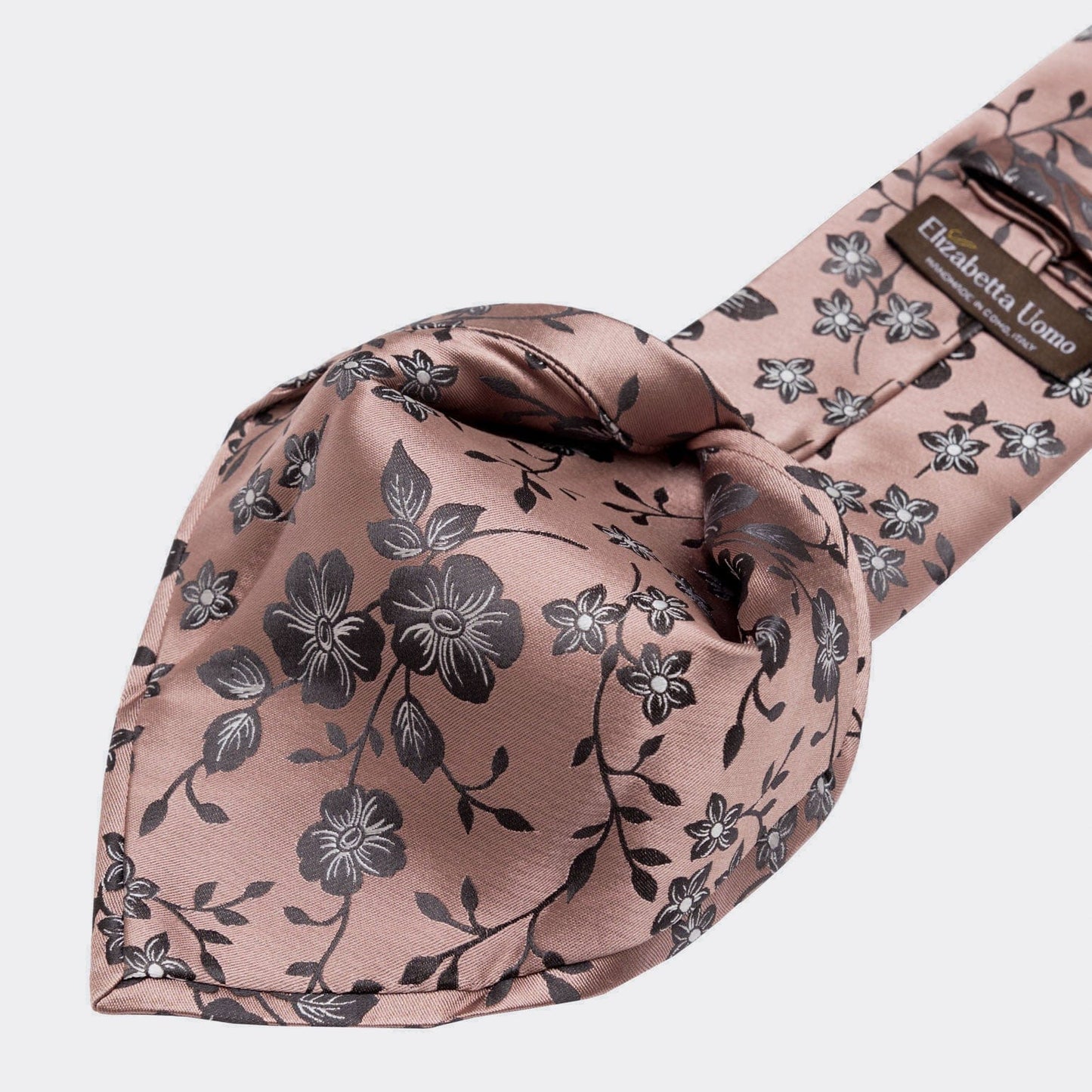 Silvio - Silk Jacquard Tie - Dusty Rose - My Men's Shop