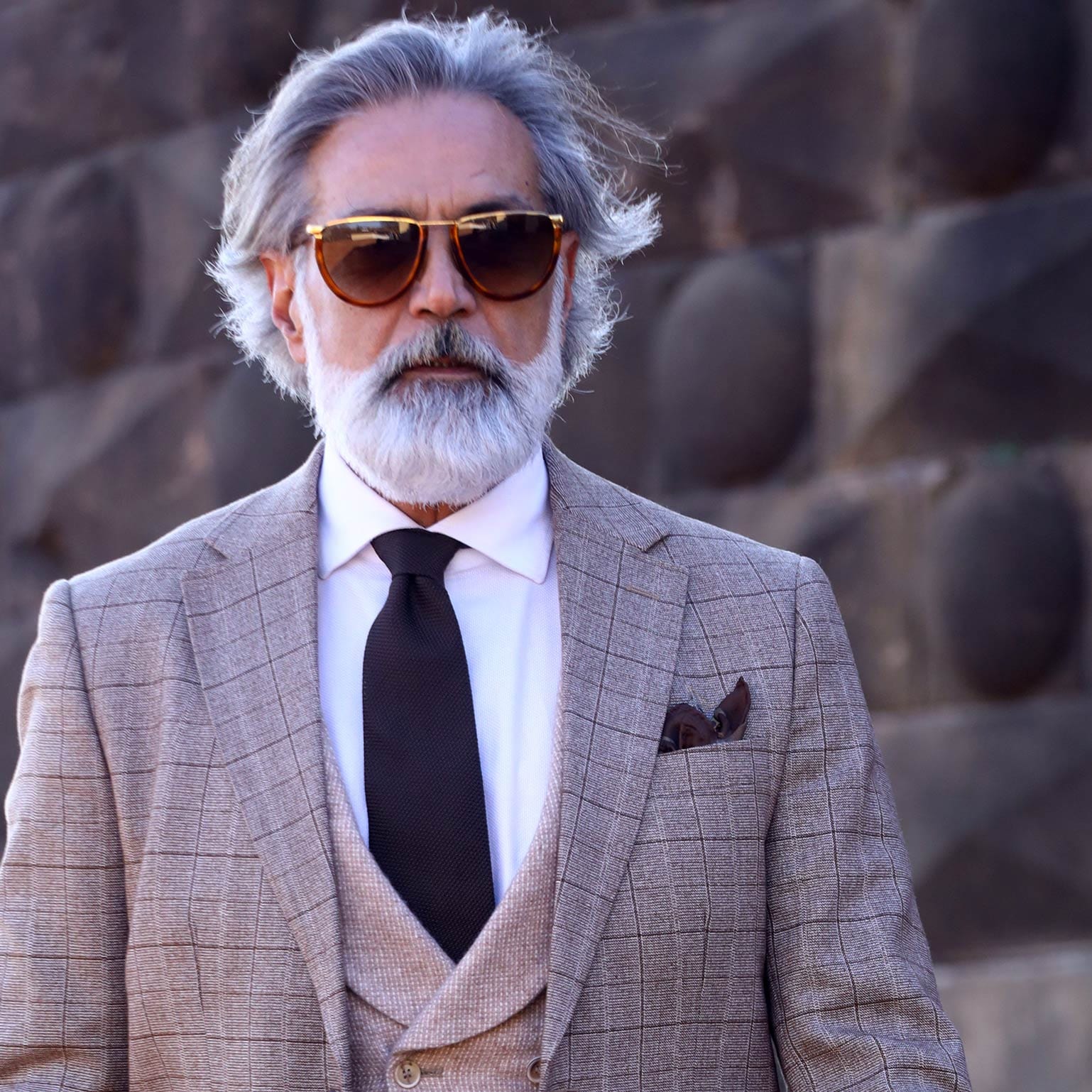 Nero - Black Silk Grenadine Tie - My Men's Shop