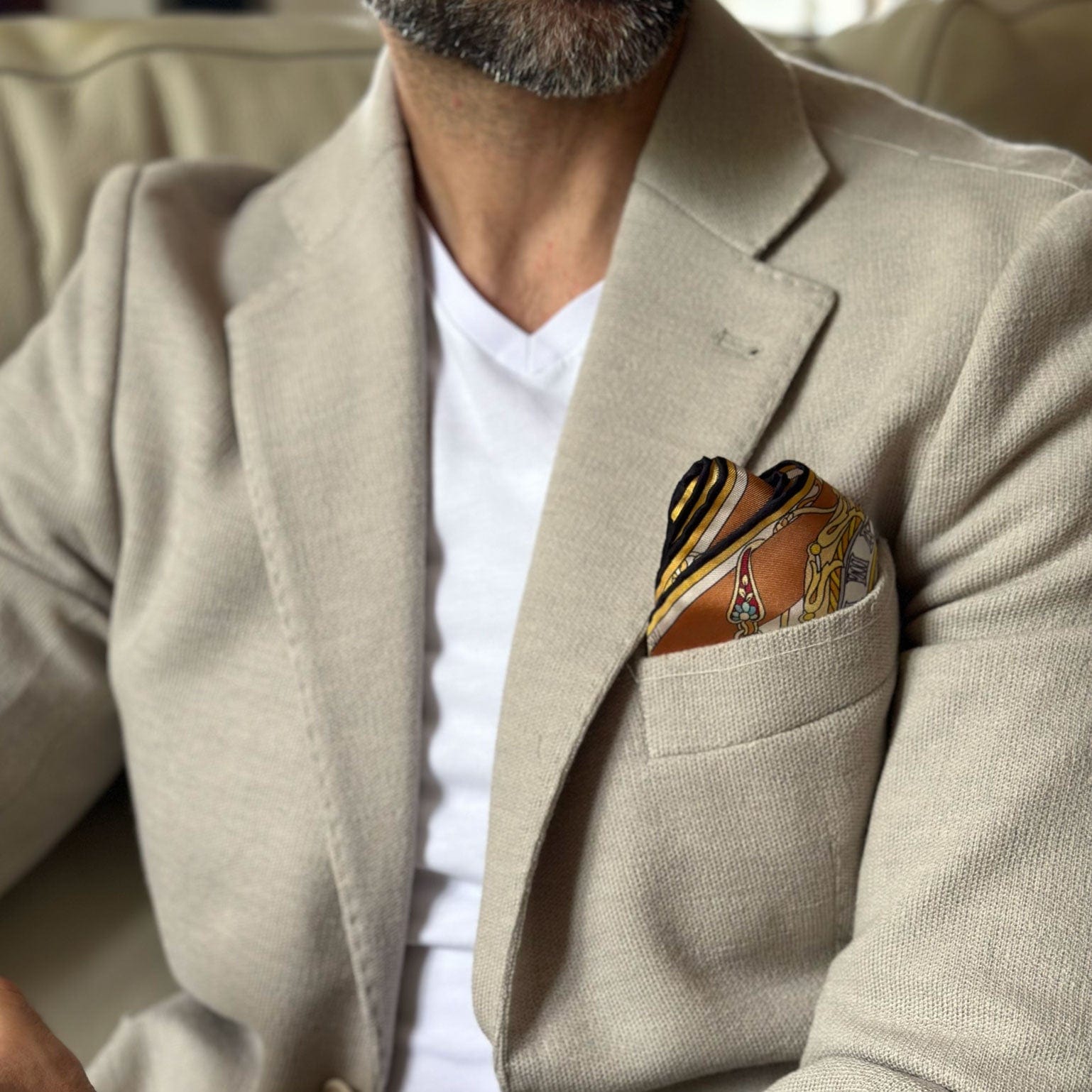 Like Clockwork - Silk Pocket Square - Black - My Men's Shop