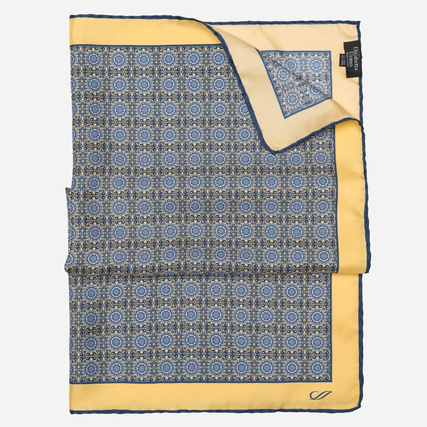 Lucca - Silk Neckerchief - Yellow - My Men's Shop