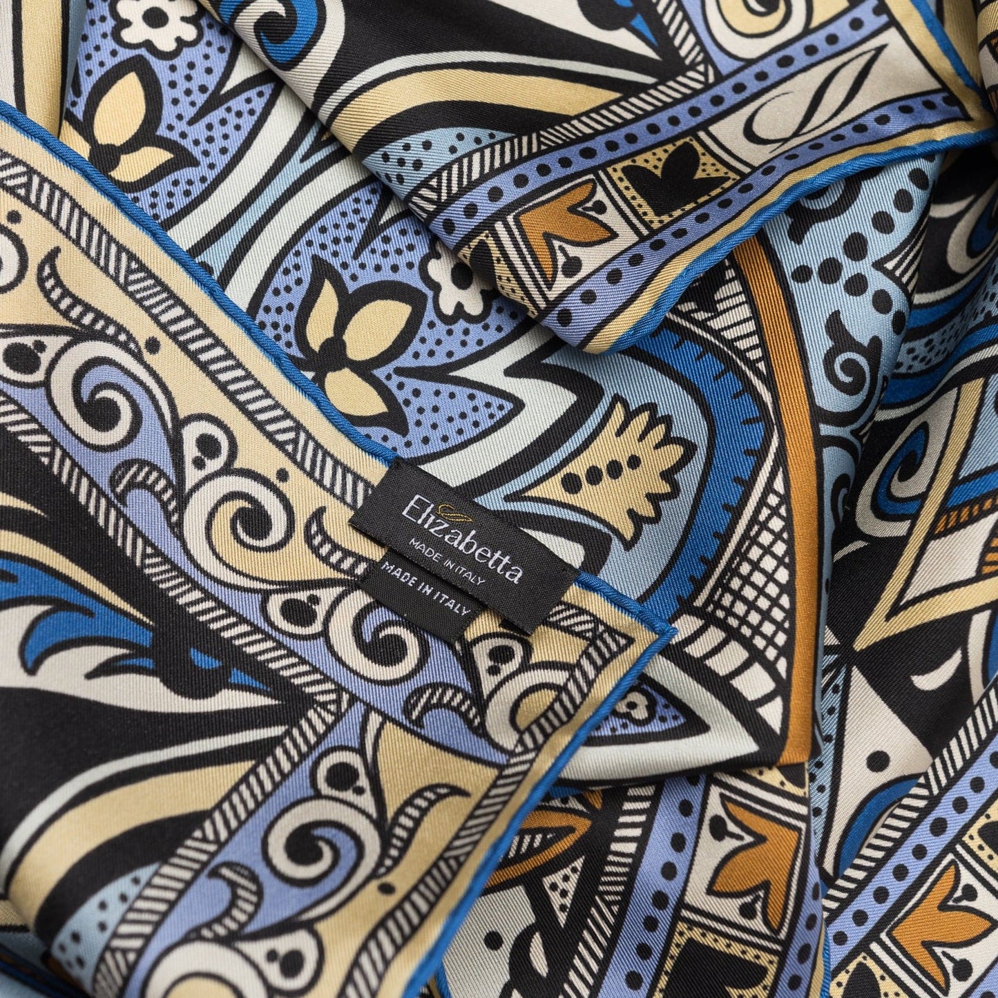 Capri - Silk Neckerchief - Azure - My Men's Shop