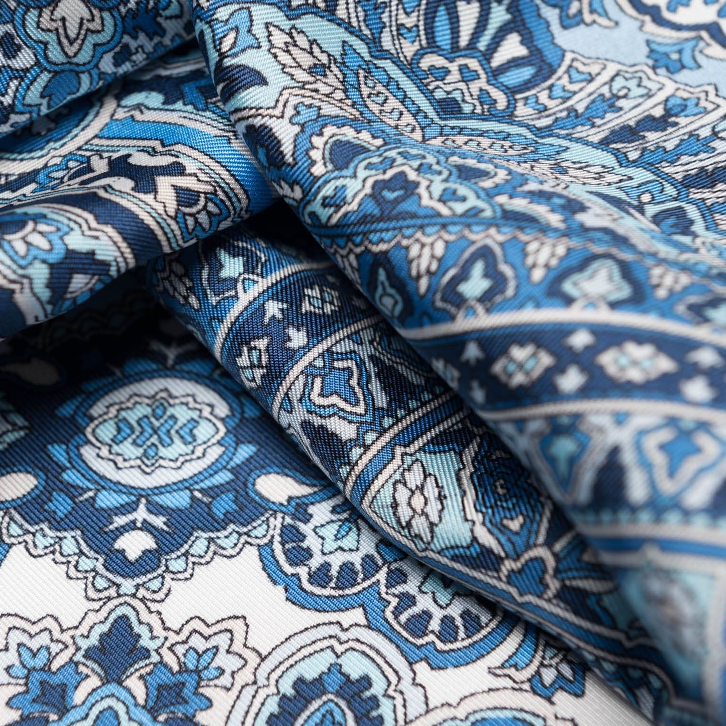 Messina - Silk Neckerchief - Azure - My Men's Shop