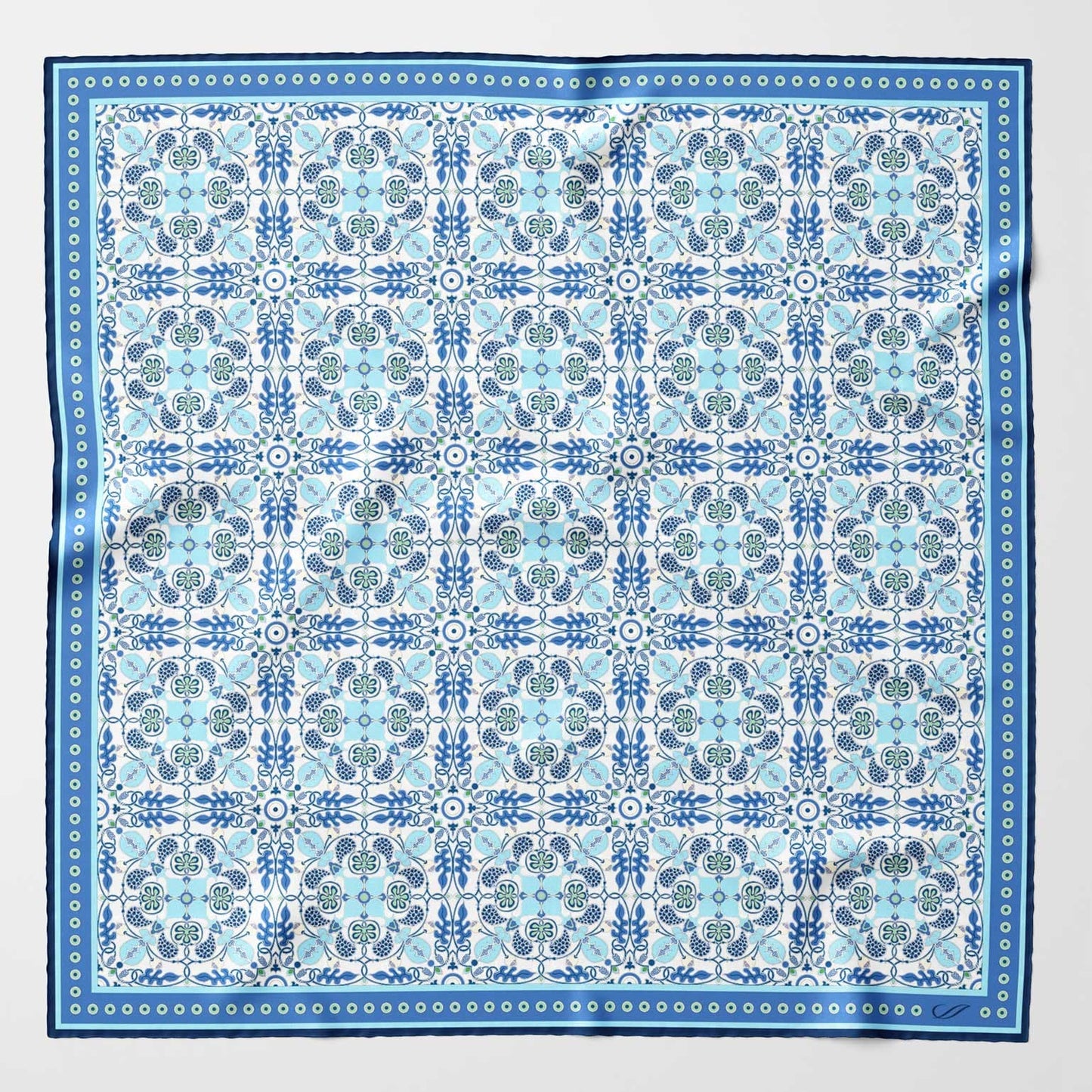 Barbaresco - Silk Neckerchief - Blue - My Men's Shop