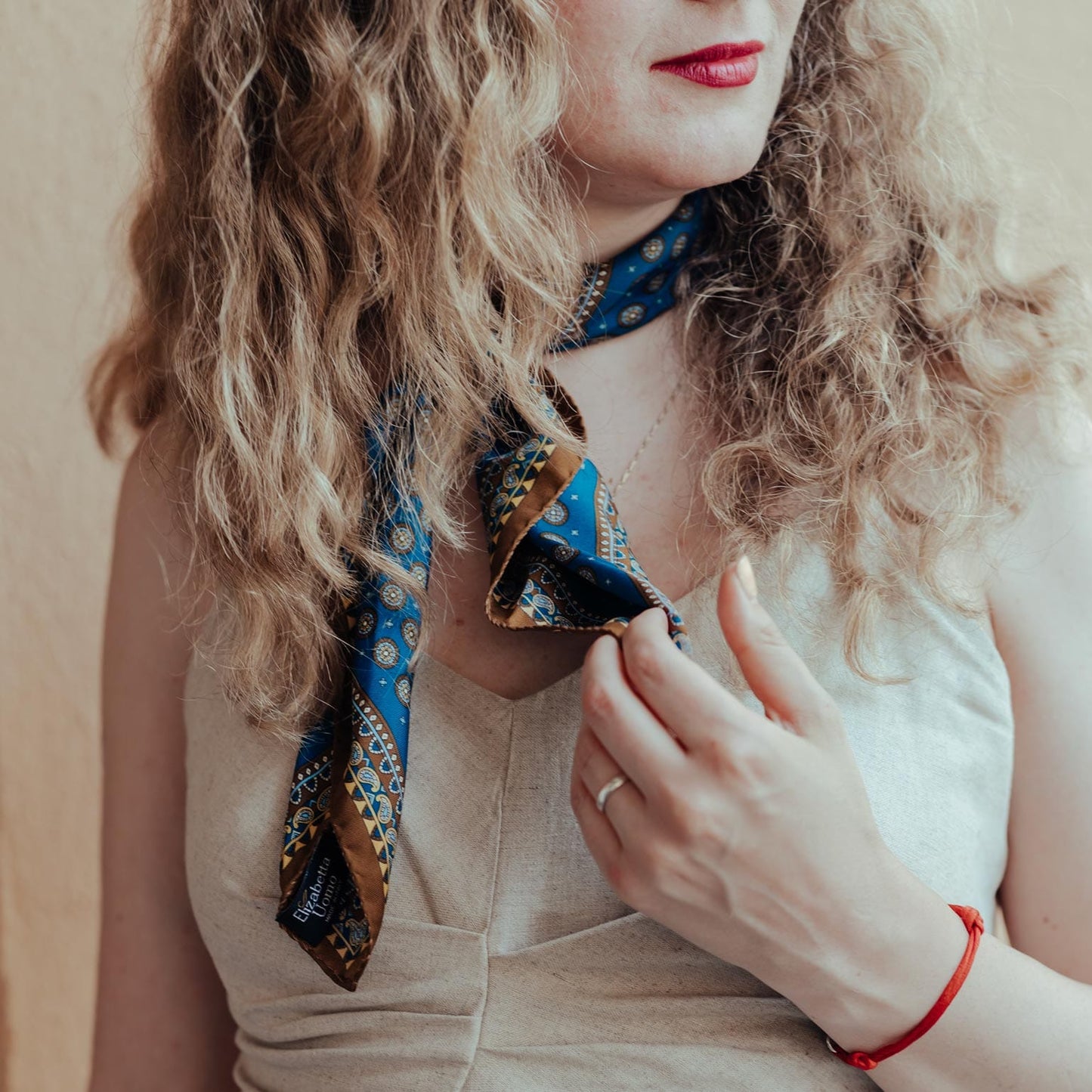 Toscana - Silk Neckerchief - Prussian Blue - My Men's Shop