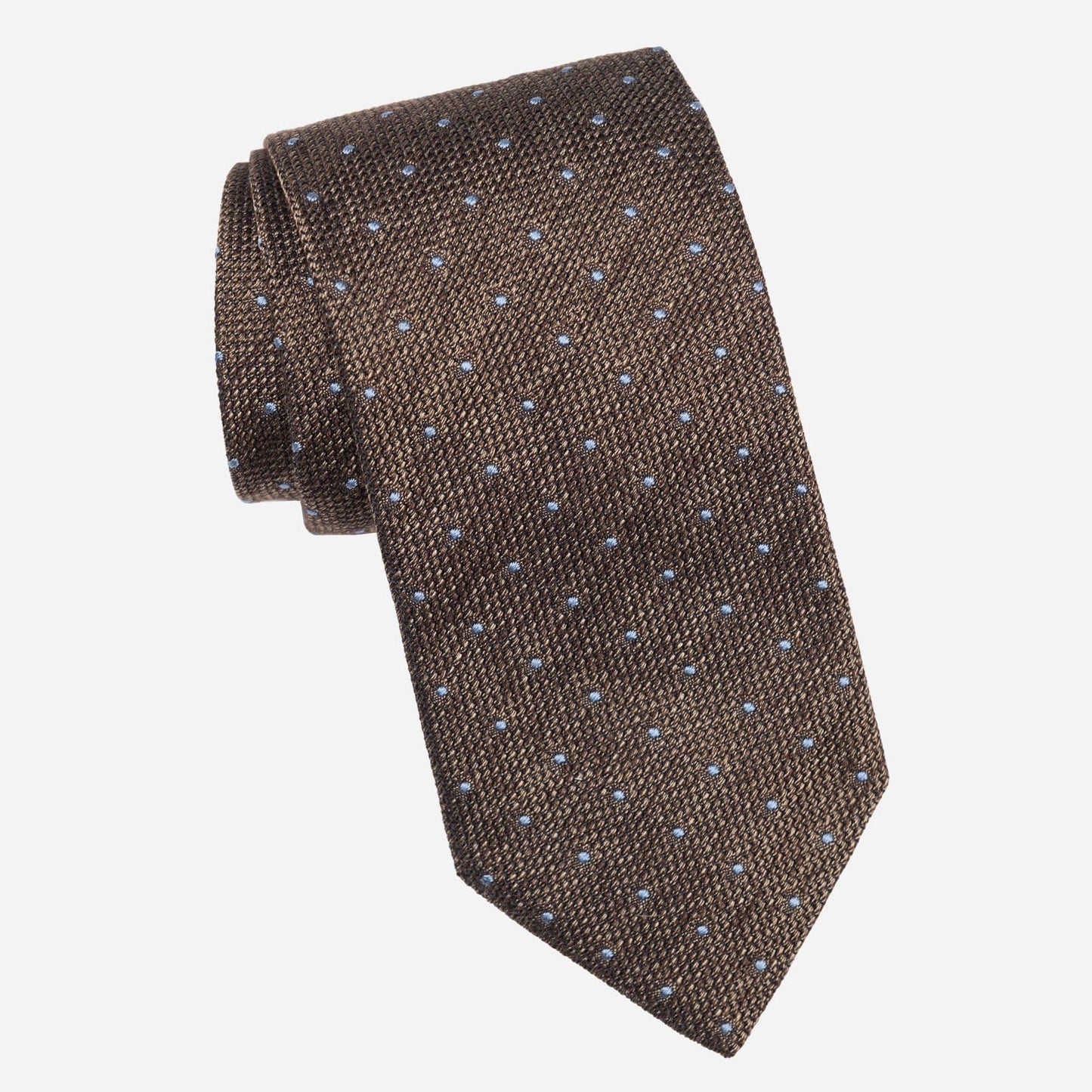 Mattei - Silk Grenadine Tie - Brown - My Men's Shop