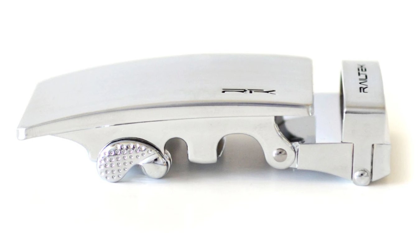 Brushed Steel Railtek™ Belt Buckle - My Men's Shop