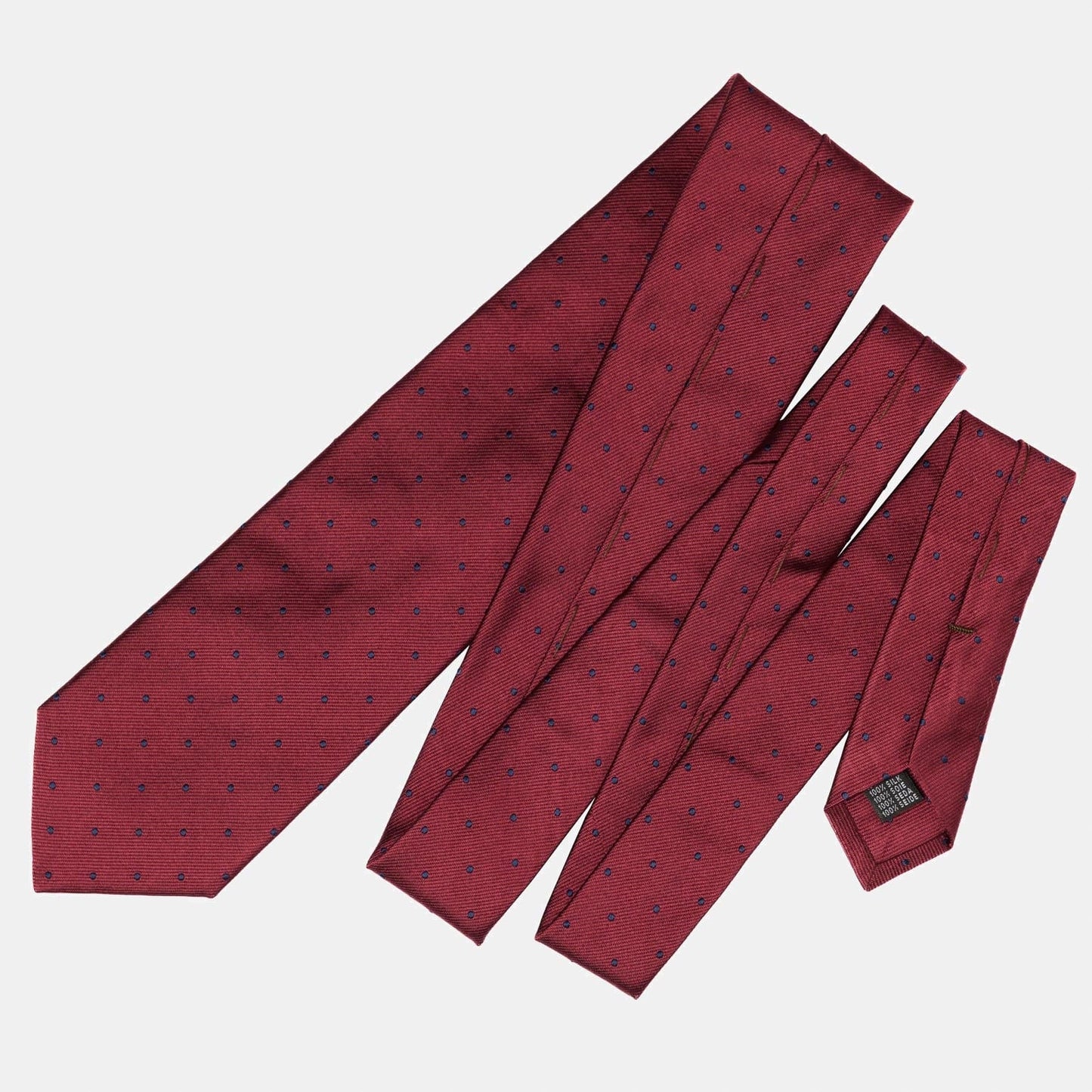 Pisa - Silk Jacquard Tie - Burgundy - My Men's Shop