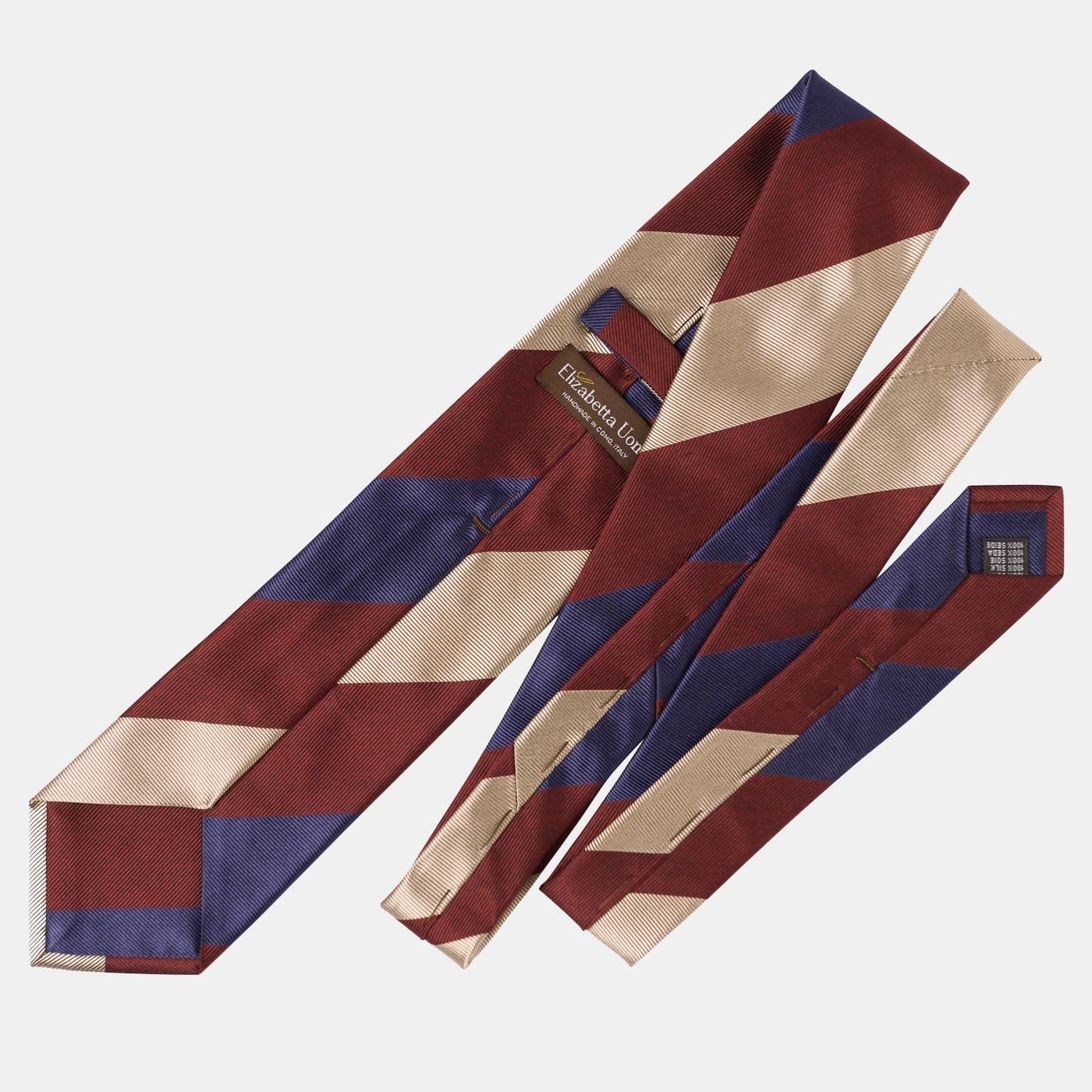 Conero - Silk Jacquard Tie - Burgundy