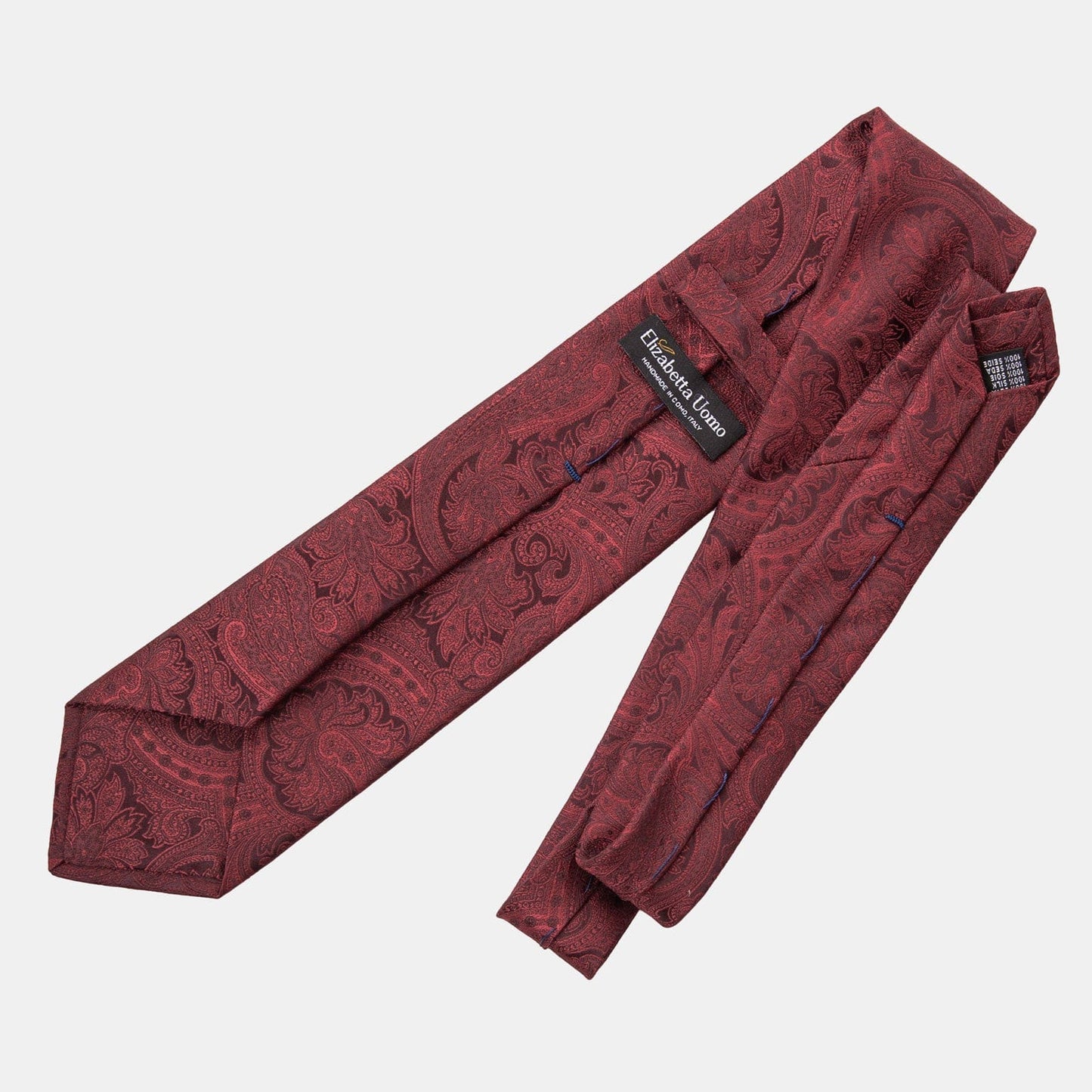 Vienna - Silk Jacquard Tie - Burgundy - My Men's Shop