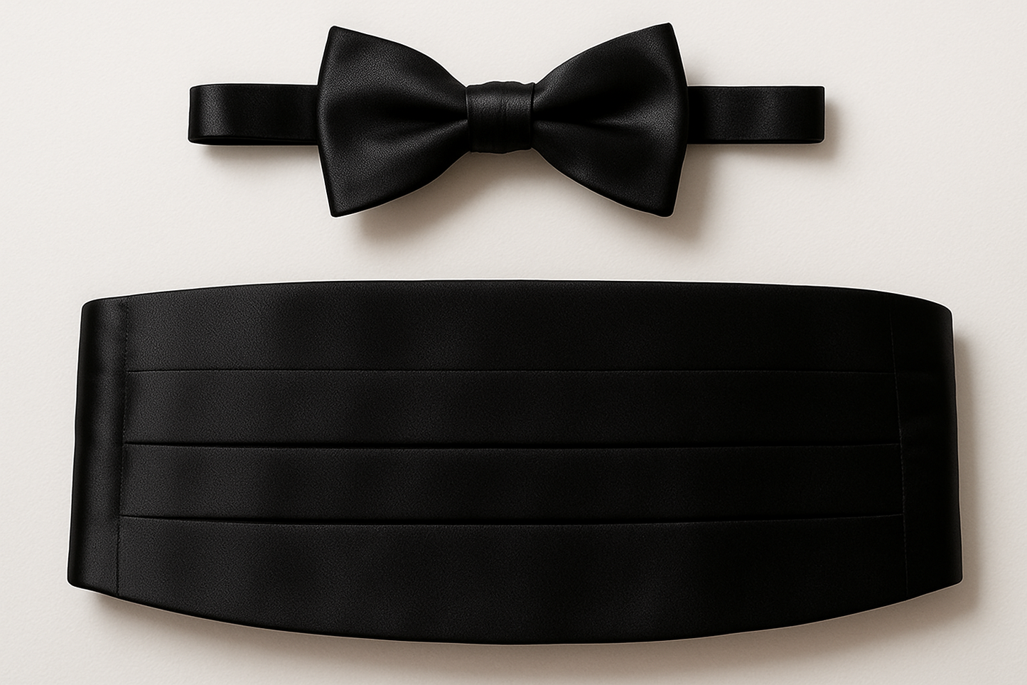 cummerbund with matching bow tie