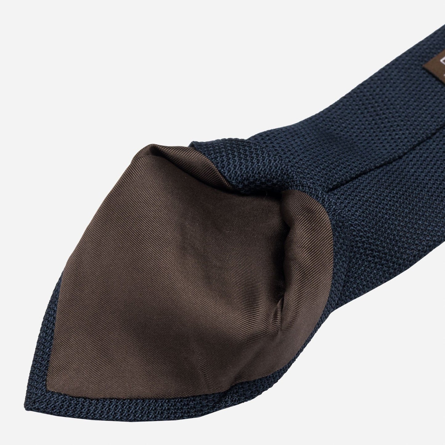 Cavour - Dark Navy Silk Grenadine Tie
