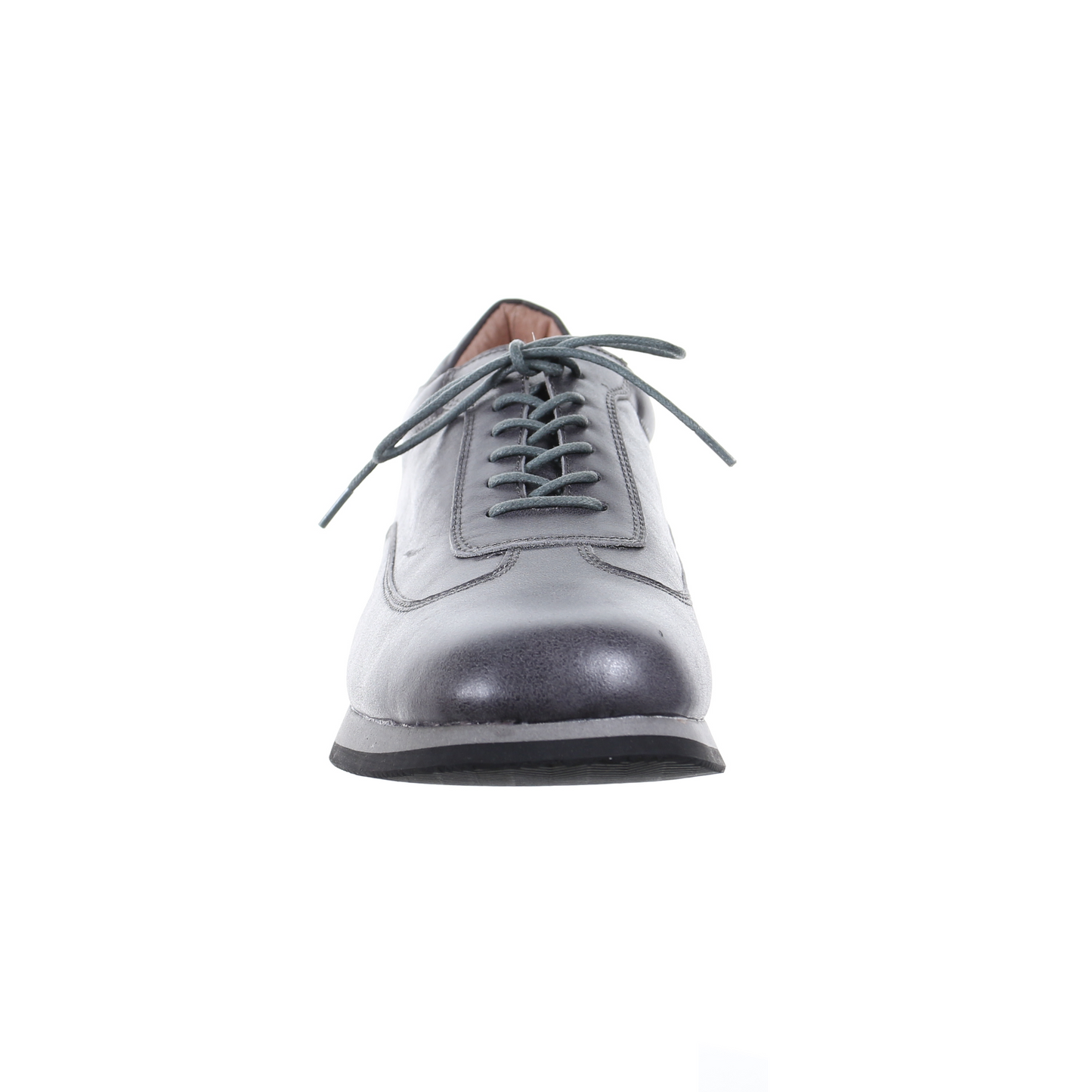 Men's Style Lace Up Leather Casual Shoes (Grey) - My Men's Shop