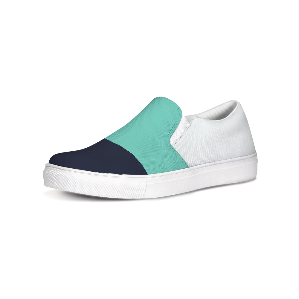 Men's Color Block Canvas Slip-On Casual Shoe - My Men's Shop