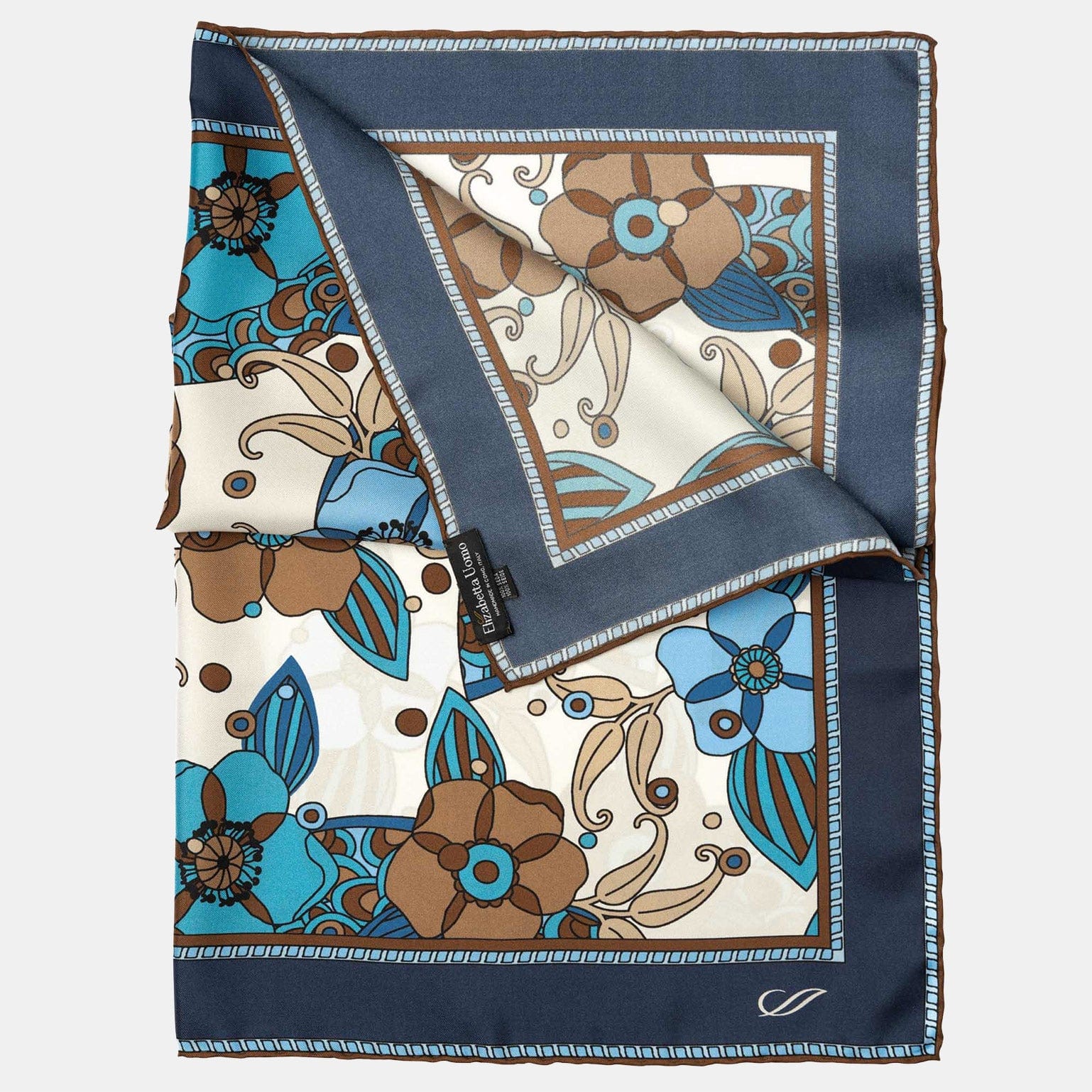 Lombardi - Silk Neckerchief - Blue - My Men's Shop
